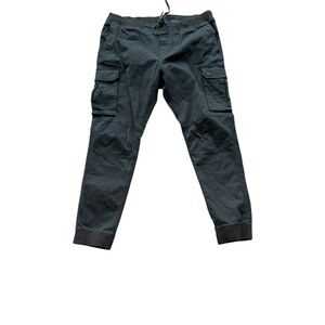 H&M Dark green Cargo Pants for Men